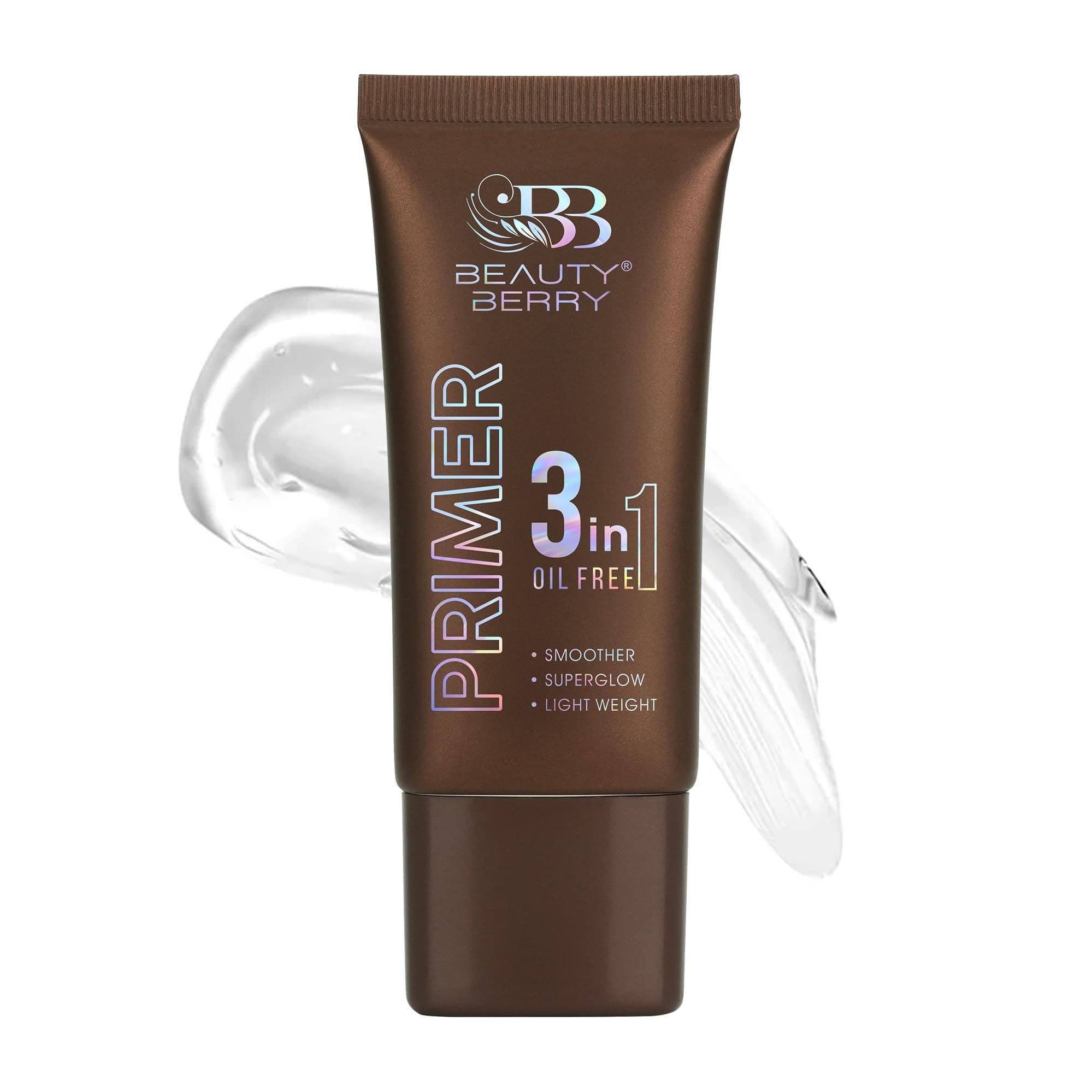 3 in 1 Primer – Transparent, 30ml | Poreless, Smooth & Long Lasting Makeup | Oil Free, Moisturizing and Lightweight Primer for Face Makeup