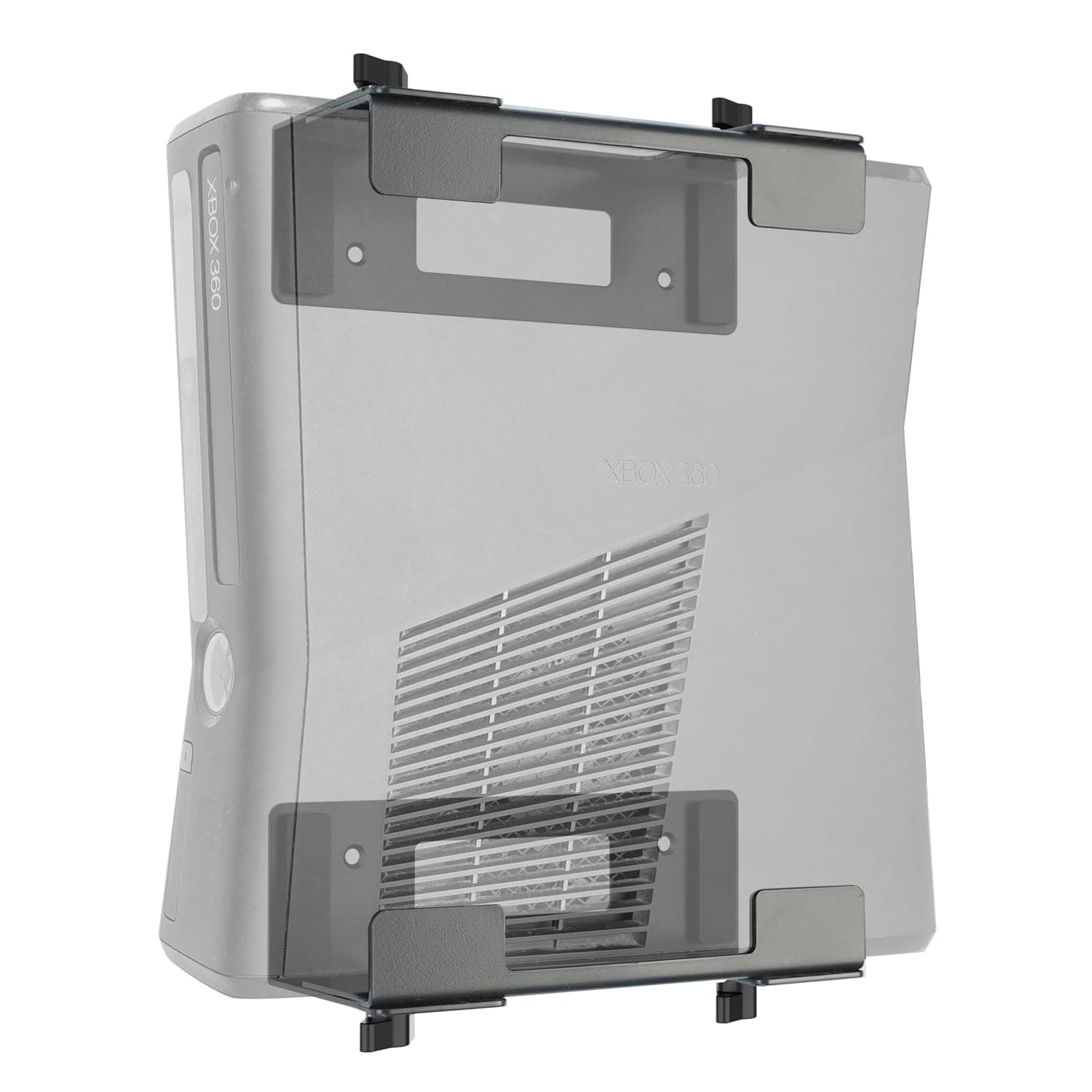 - Adjustable Wall and Under Desk Mount Bracket for Gaming Consoles(Xbox 360,ONE,PS5 Slim,PS4,PS3, DVD Players,Cable Box, PC and More, Mounting Template Include