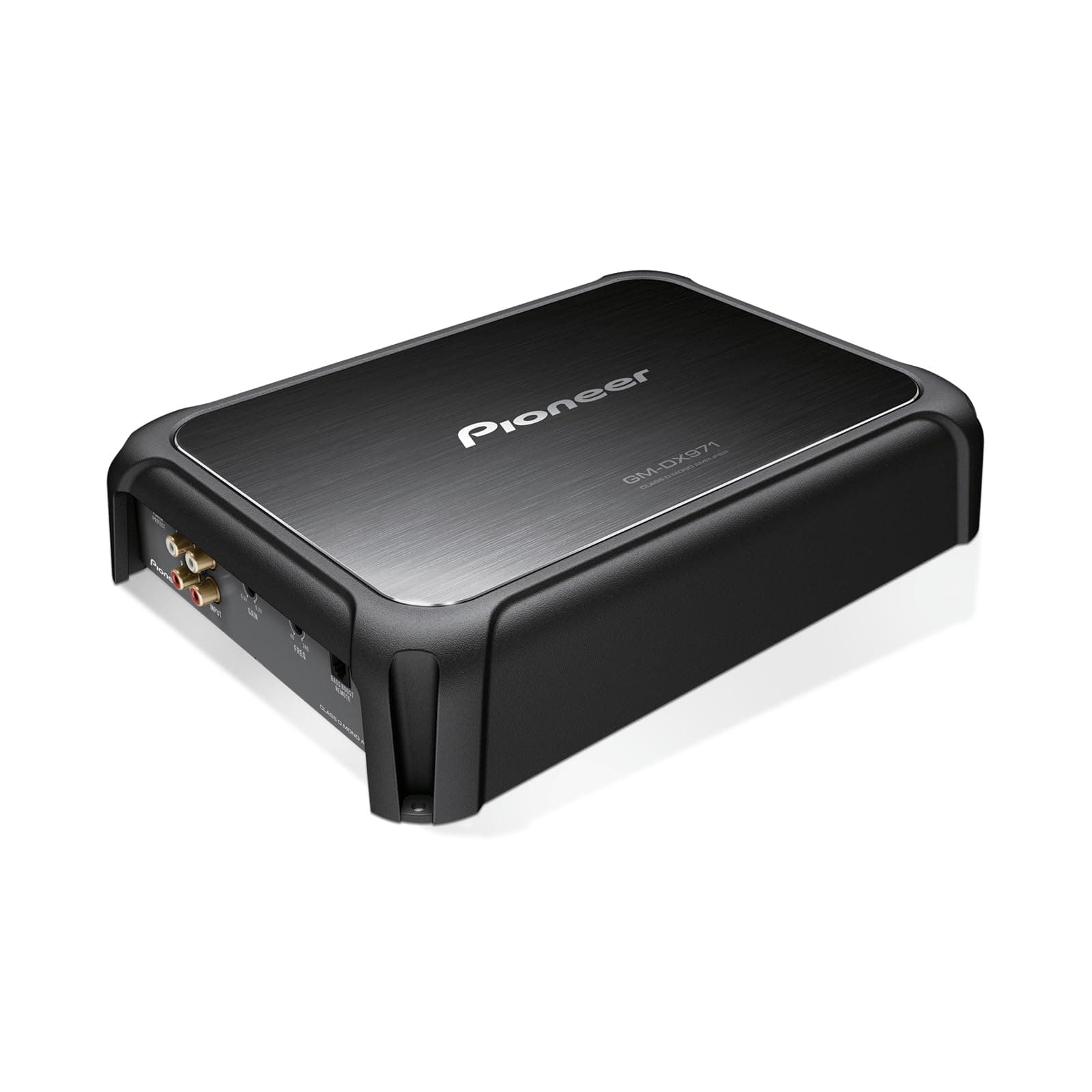 GM-DX971 Monoblock Car Amplifier – 2400W Max, Efficient Class D, Bass Boost Control, Remote Bass Knob Included, Hi-Res Certified, Gold terminals, Powerful bass Output, Remote knob