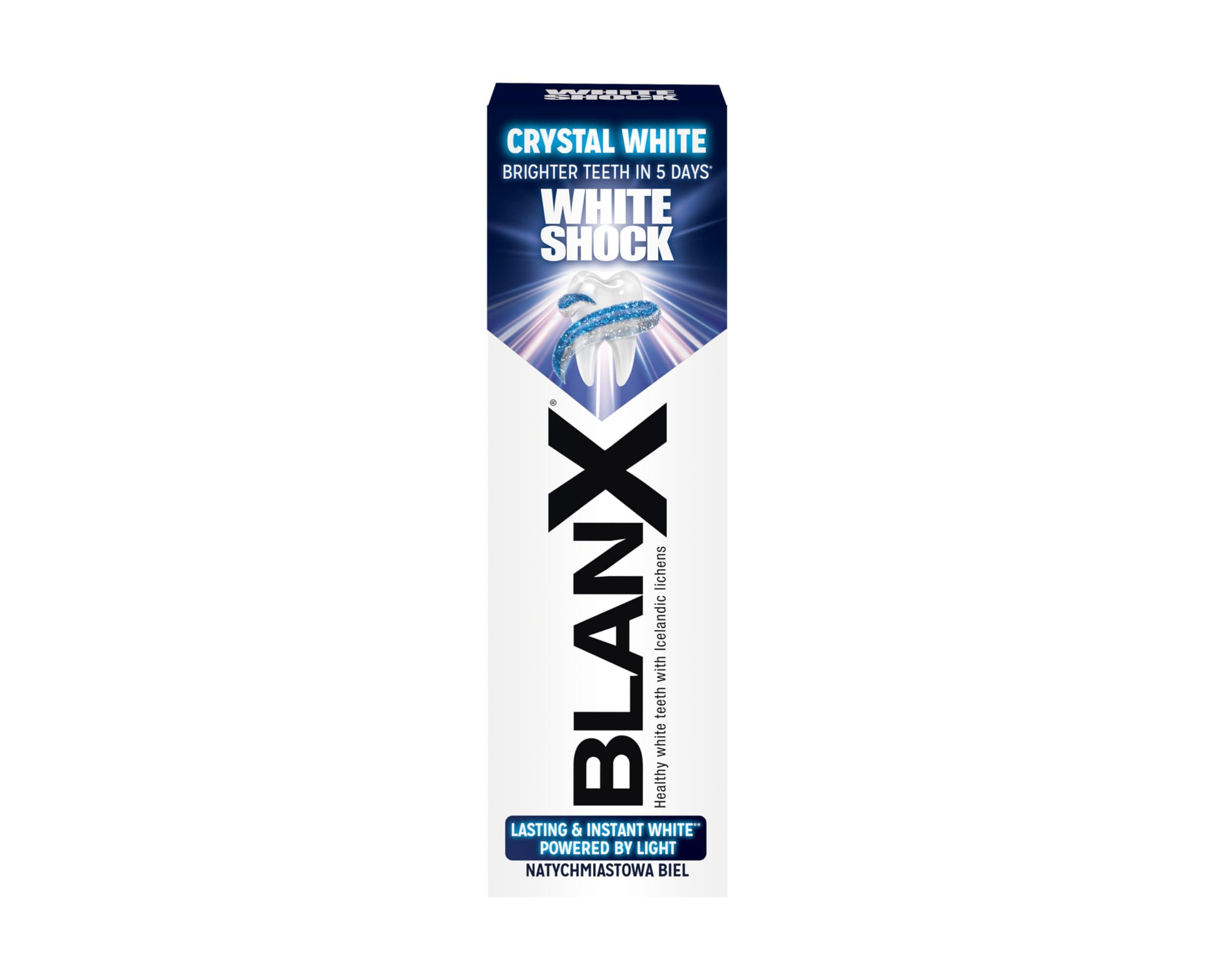 – BLANX, White Shock Instant White Toothpaste ml, 75 ml