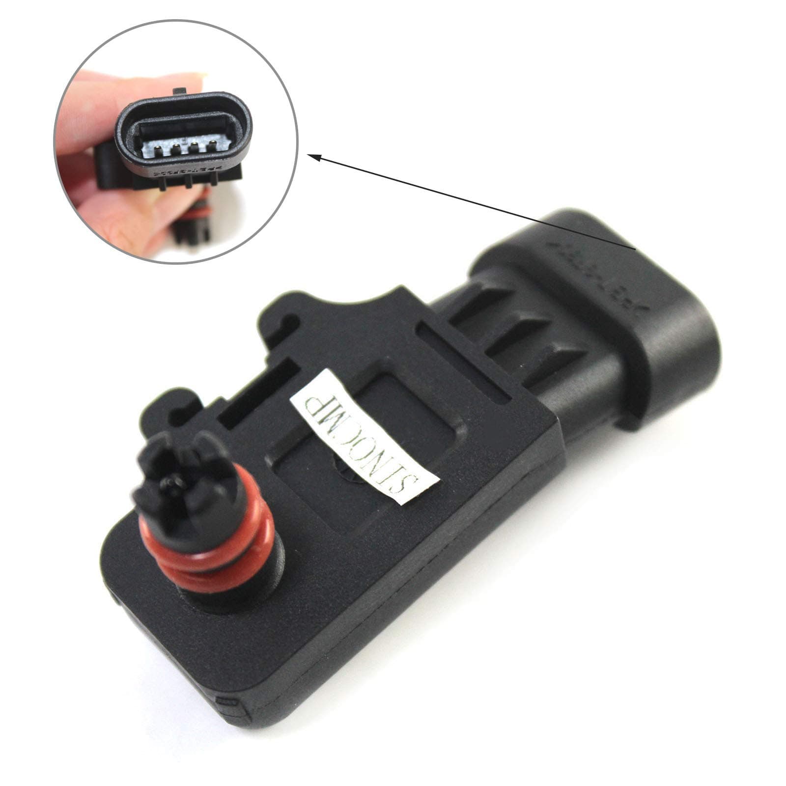SINOCMP12232201 Air Pressure Sensor Intake Sensor 28086011 5S12144 MAP Sensor for Mitsubishi Opel Chevrolet JMC landwind