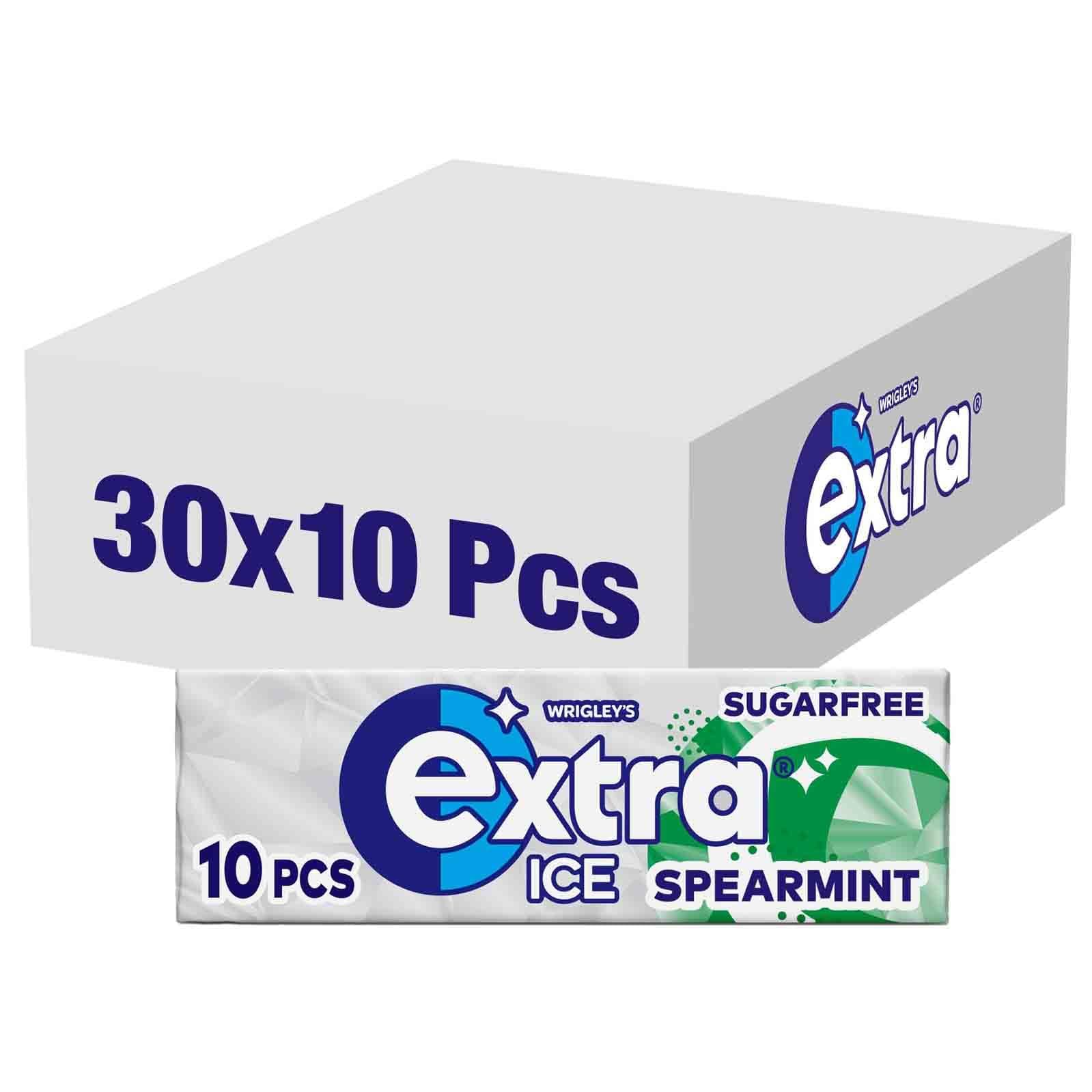 Extra Ice Spearmint Chewing Gum With Microgranules