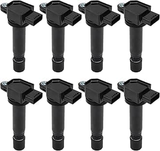 MAYASAF UF574 [Pack of 8] Ignition Coils Fit 2007-2010 for Volvo S80 4.4L V8, 2010 for Volvo XC90 3.2L L6, 2005-2011 for Volvo XC90 4.4L V8