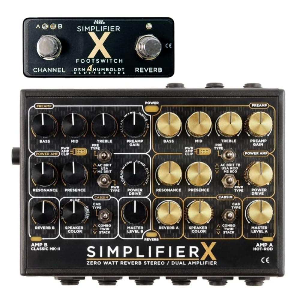Simplifier X Zero Watt Stereo Guitar Preamp CabSim-L8
