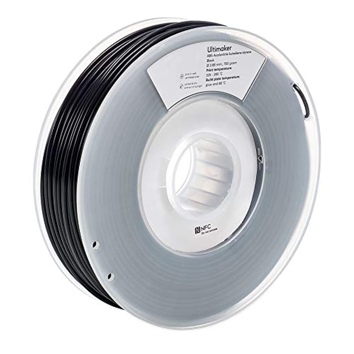 Ultimaker ABS 3D Printer Filament (Black, M2560)