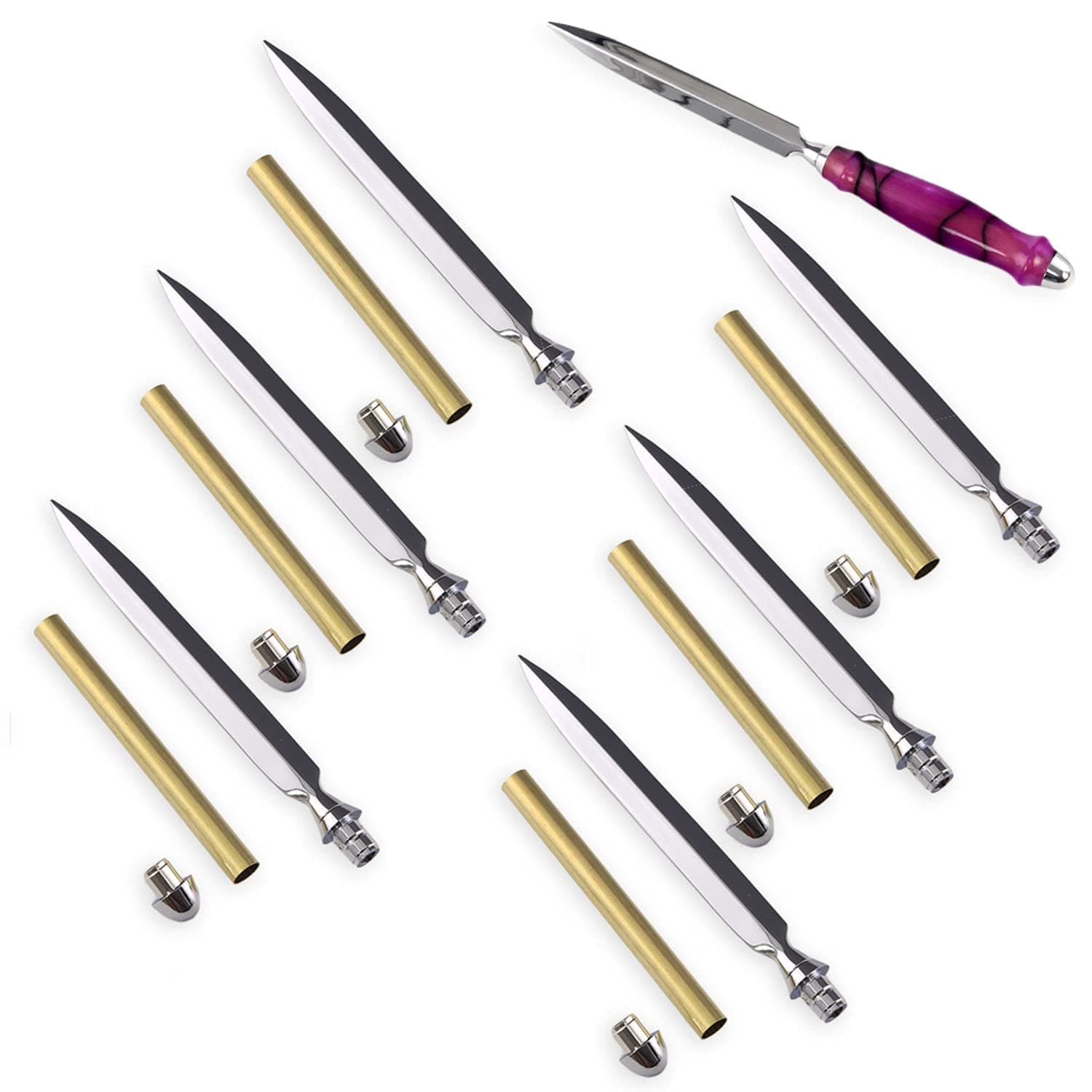 Letter Opener Project Kit - Chrome Finish, 6 Pack