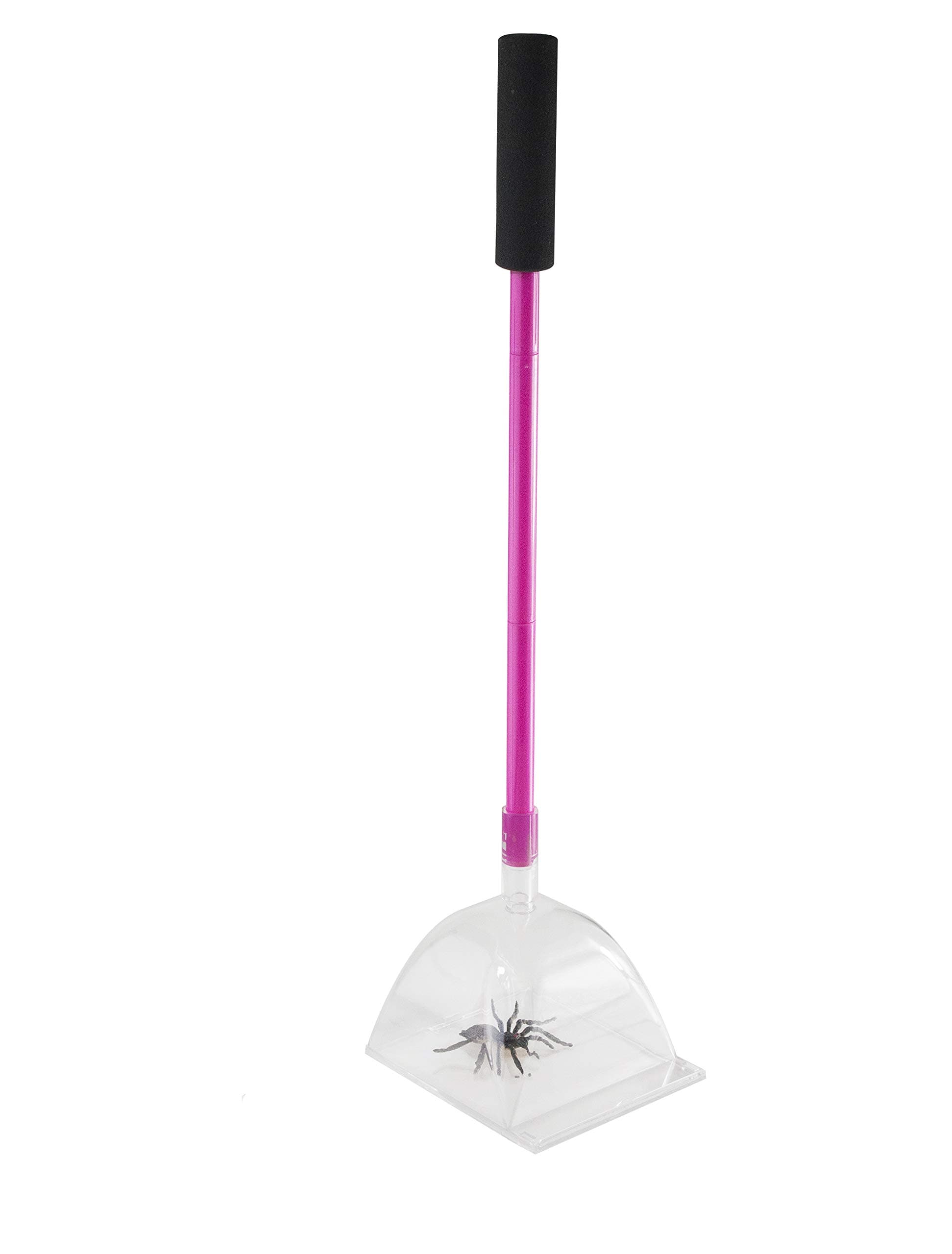 The BIG BUG Katcha PINK! - Traps 'em all BIG & SMALL - Traps Spiders, Wasps, Scorpions, Cockroaches, Flies, Mice, Frogs, Geckos & More at arms length