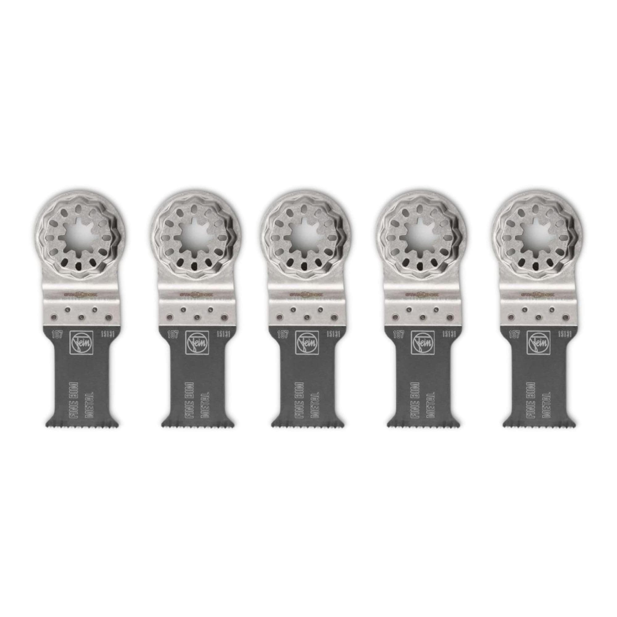 Starlock E-Cut Saw Blade - Precision Cutting for Sheet Metals, Aluminum Profiles, Copper Pipes & Hard Plastics with Fine Teeth, 1-1/8" Width, 2" Length, 5-Pack - 63502157280