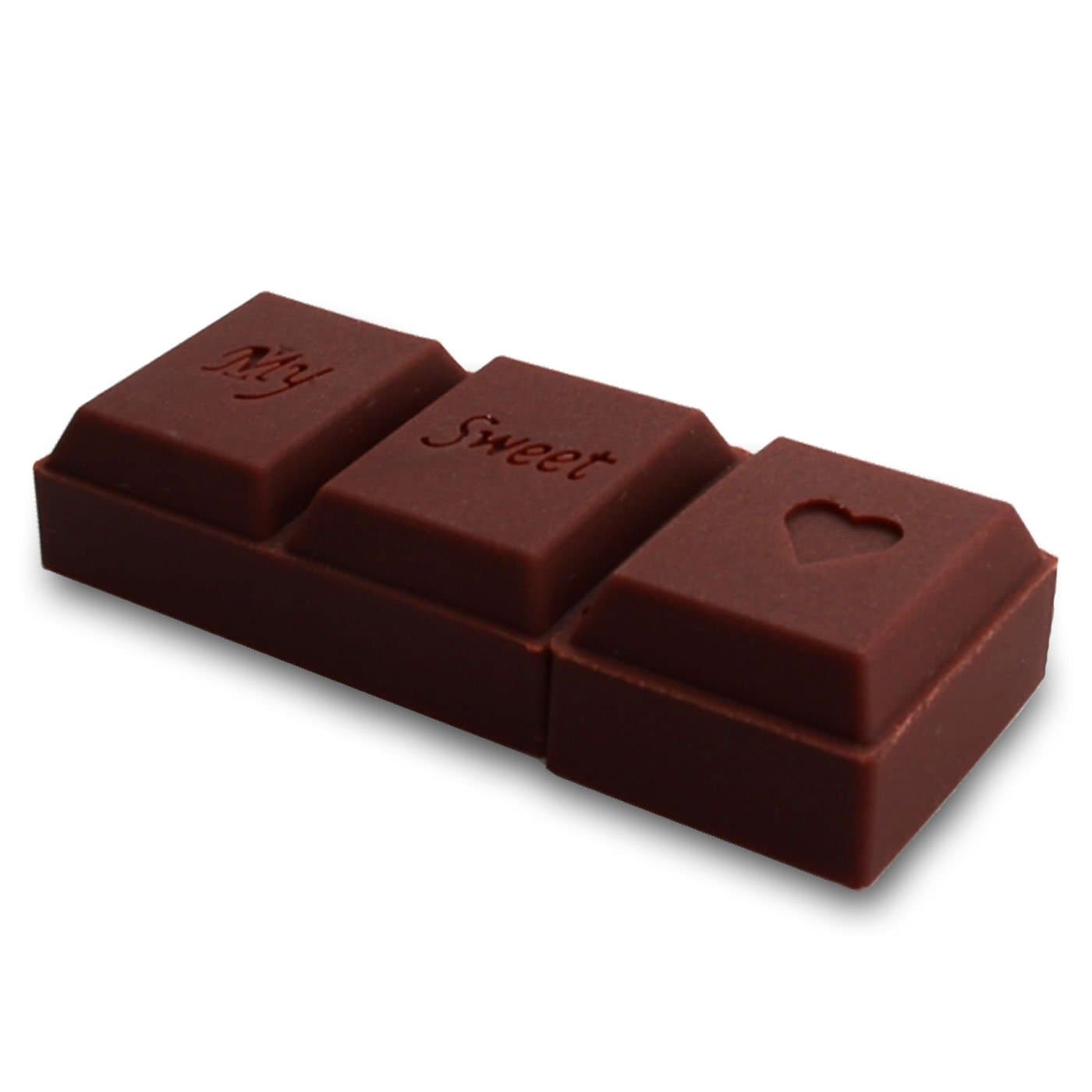818-TEch USB Flash Drive (64GB, Shaped Chocolate Bar
