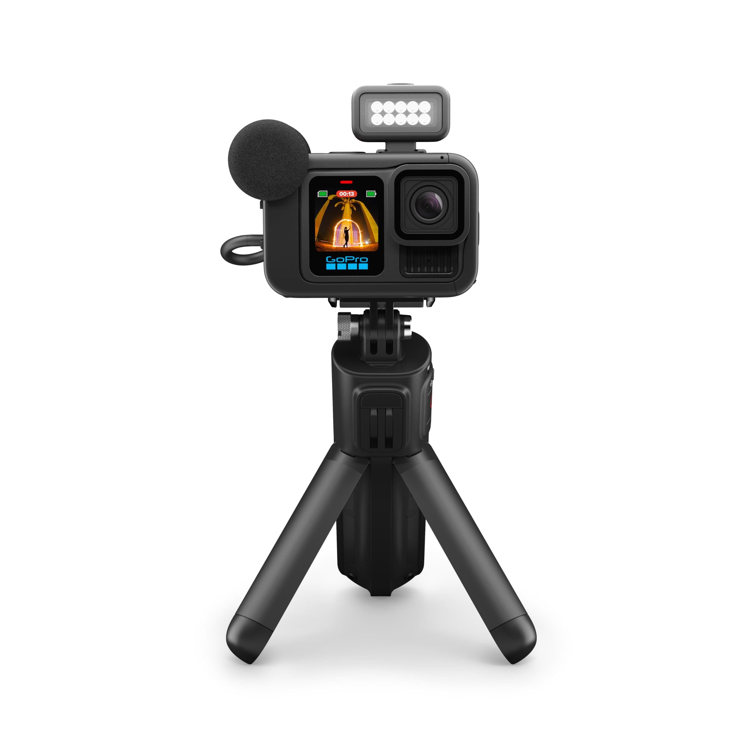HERO13 Black Creator Edition - Includes HERO13 Black, Volta (Battery Grip, Tripod, Remote), Media Mod, Light Mod, Enduro Battery, Magnetic Latch Mount and Carrying Case
