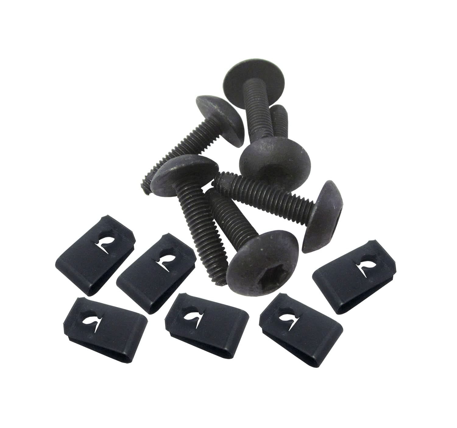 Body Panel Torx Screw and Flat Nut Kit – Compatible with Polaris Ranger, RZR, and General (2014–2025) – Replaces 7519650 7547674 – M6 x 25mm (Set of 6)