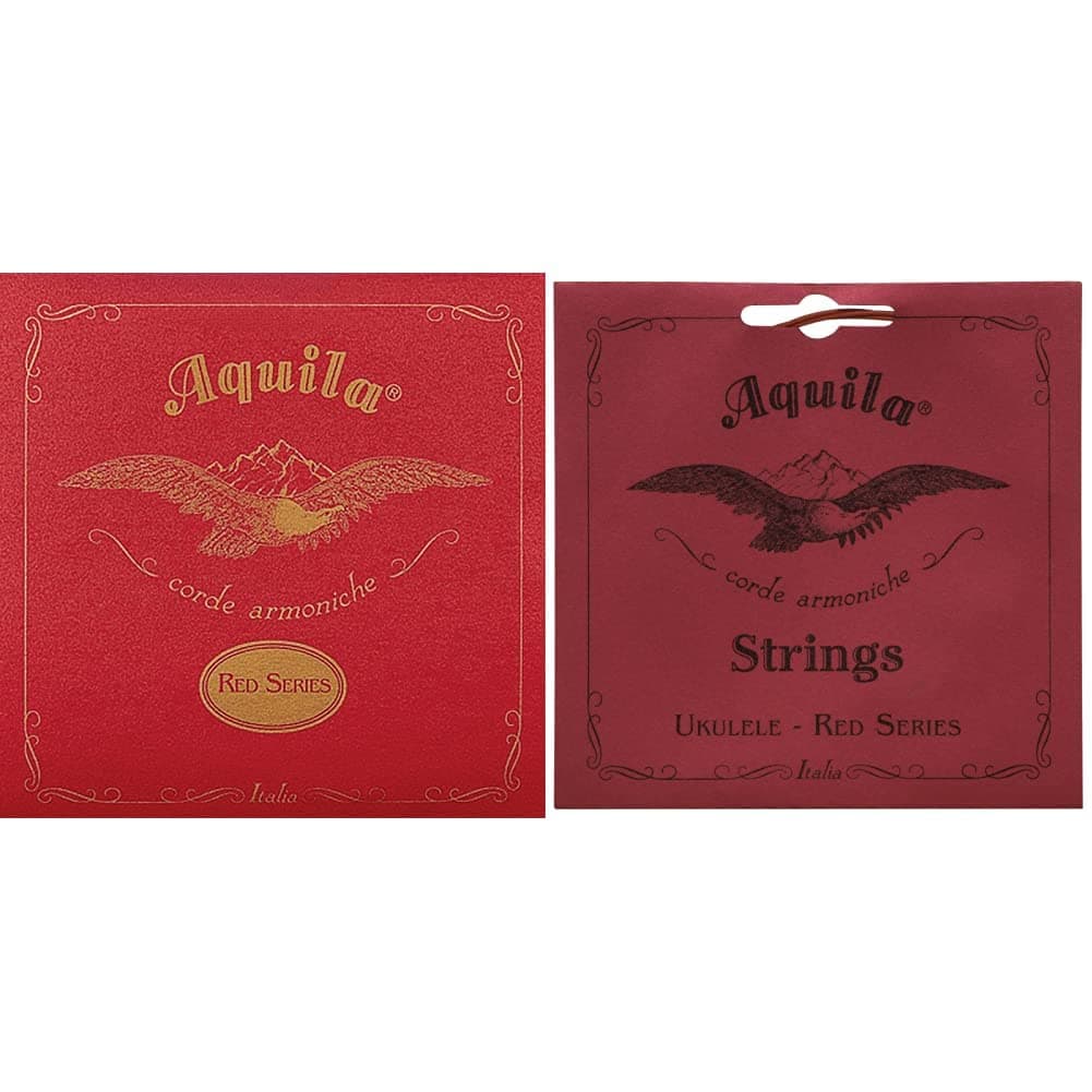 Aquila Red Series Baritone and Tenor Ukulele Strings Bundle - 1 Set of 8 Strings