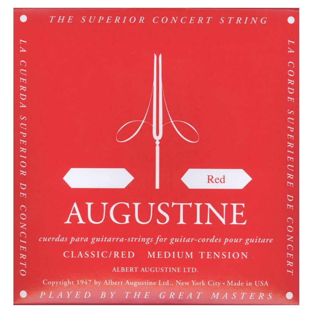AugustineStrings Classic Nylon Singles - Classical Guitar String - Medium Tension 4th or D String - 1 Guitar String