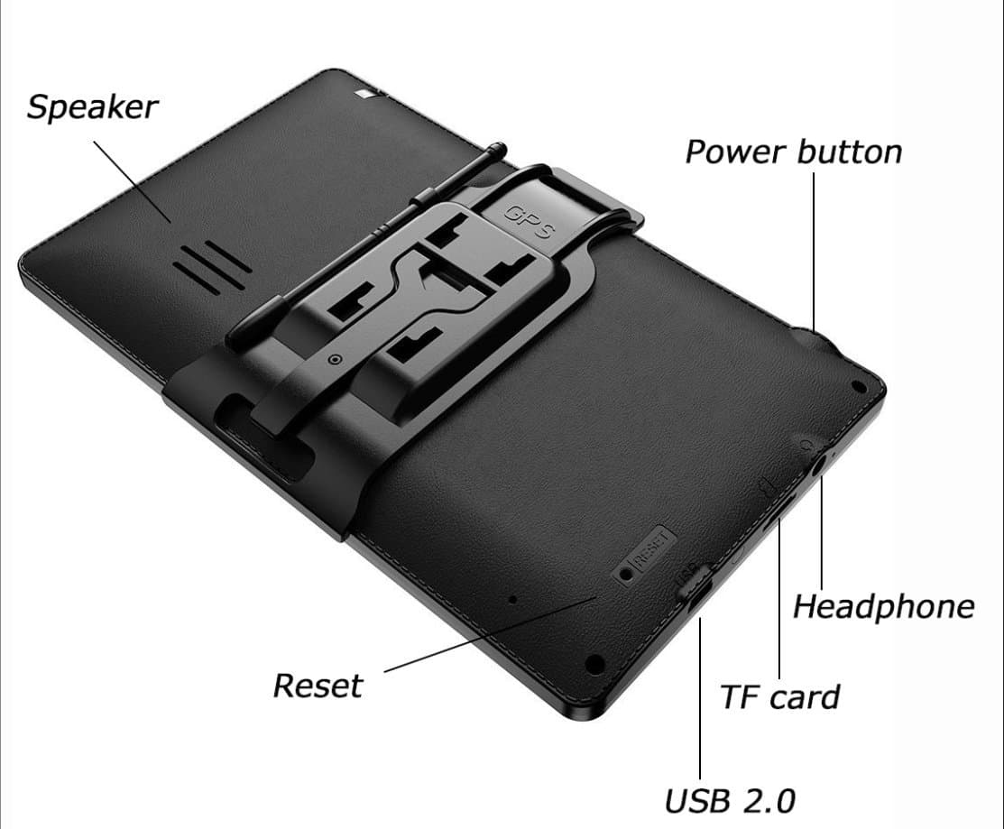 Sat Nav System Car GPS Navigation 7 Inches 8GB with Capacitive Touchscreen Include UK and EU Maps and Lifetime Free Updates