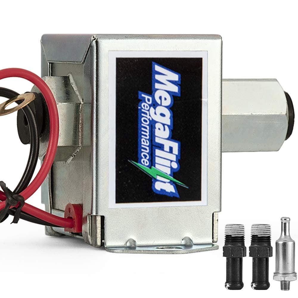 12V Upgrate Universal Electric Fuel Pump Metal Solid (2.5-4 PSI) Low Pressure for Petrol & Diesel EP12S HEP-02A