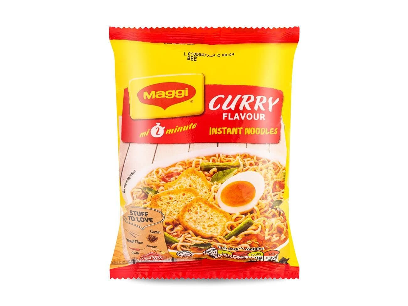 Maggi Curry Flavour Instant Noodles - 30 Packets