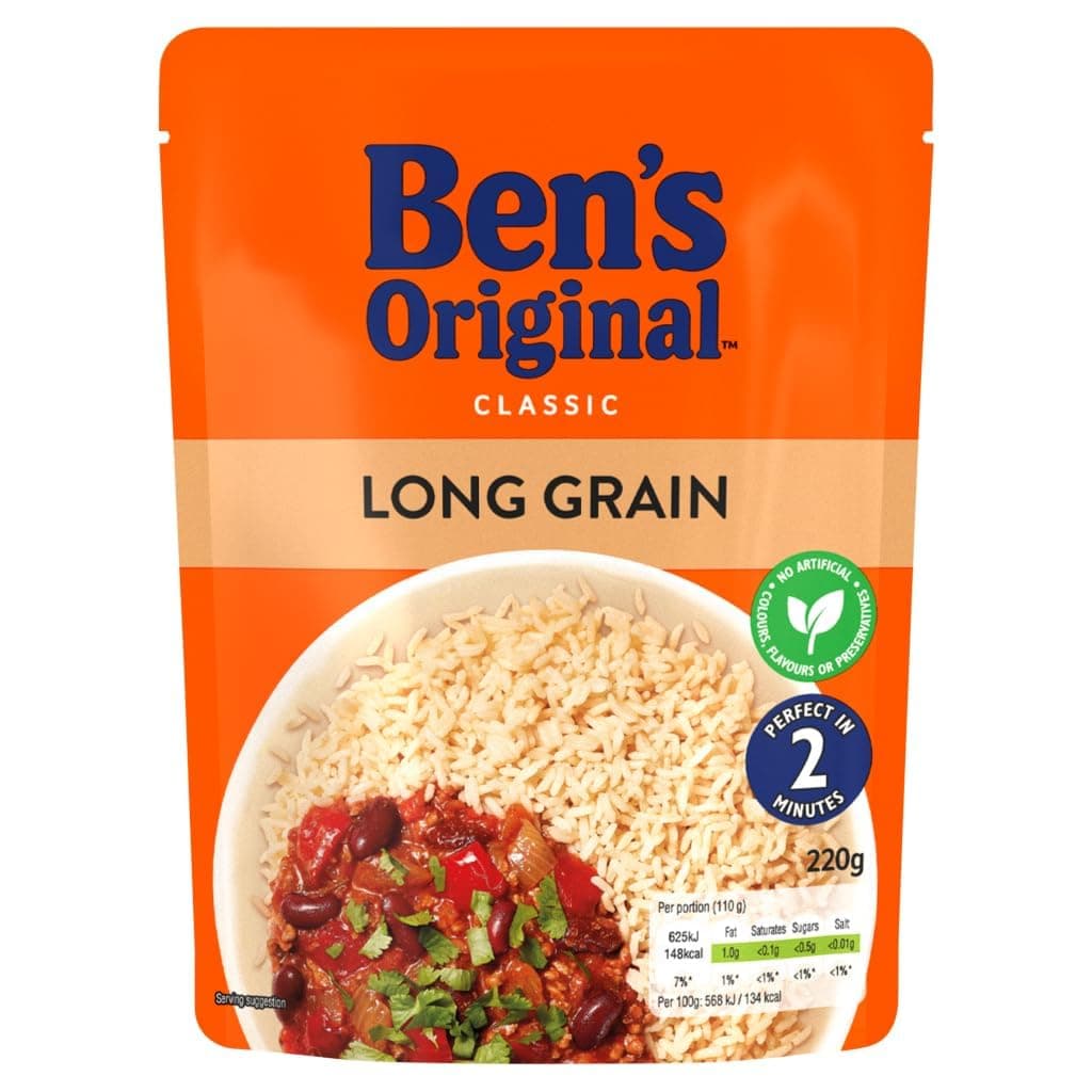 Ben's Original Long Grain Microwave Rice, 220g