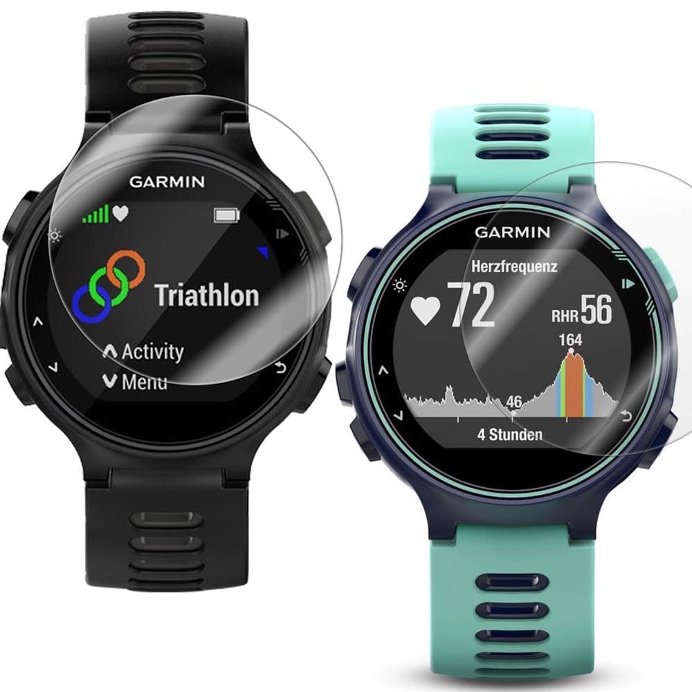 Garmin Forerunner 735XT Screen Protector, Wimaha 2 Pack Tempered Glass Screen Protctors for Garmin 735XT GPS Running Watch US Version Scratch Proof