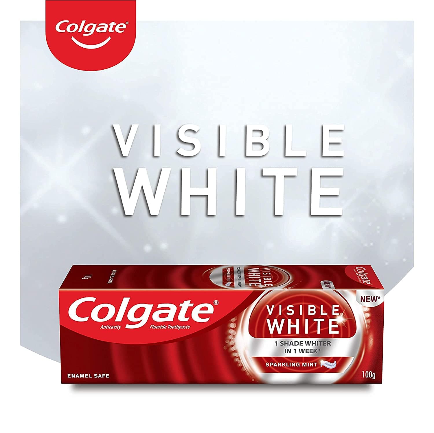 Colgate Visible White Toothpaste(100 g) Pack of 2