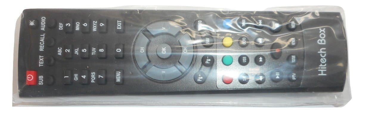 – HitechBox HB9000, HB 9950, BLOMC ONE S, Remote Control