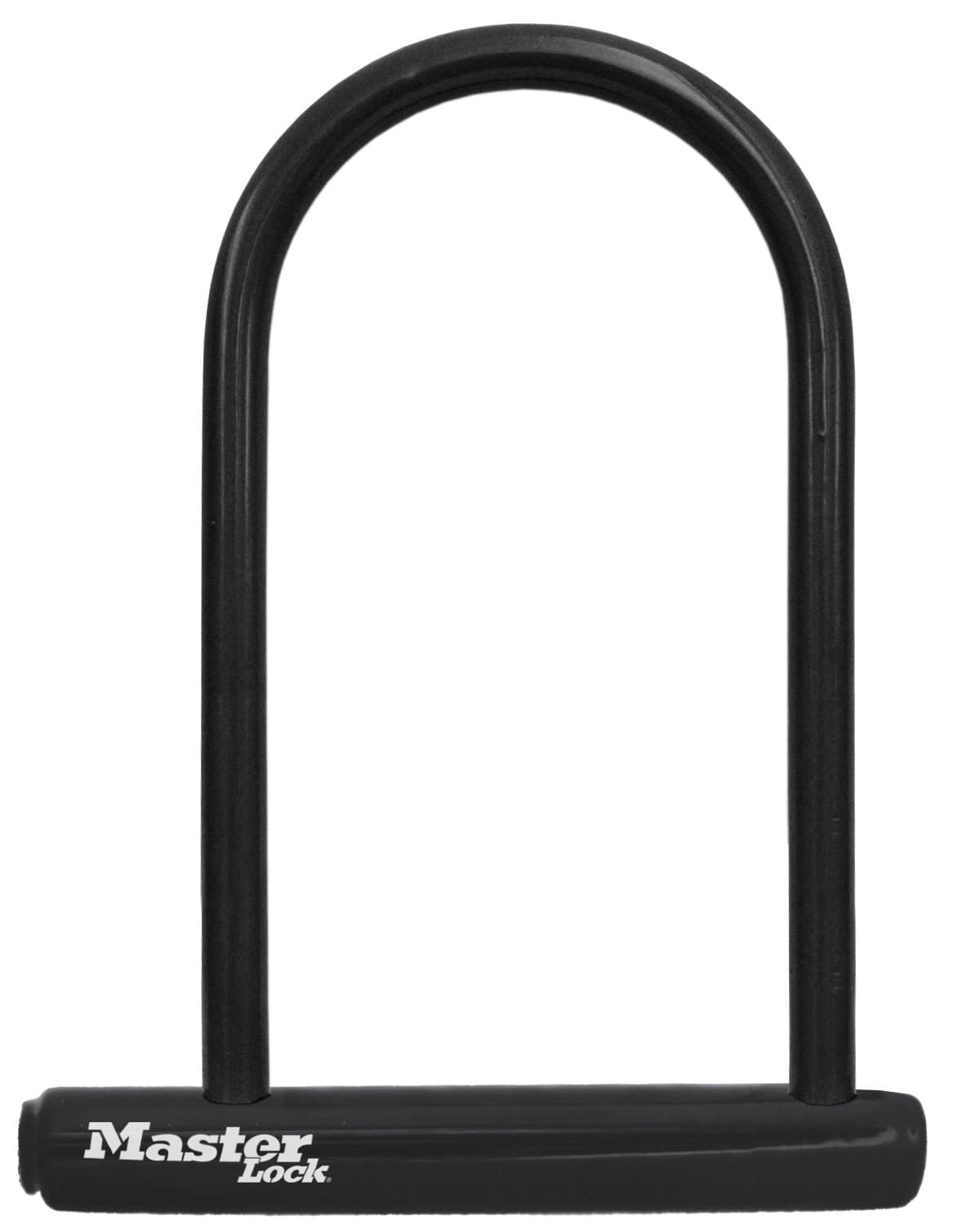 Black Bike Lock with Key, Standard Size U-Lock for Bicycles and Other Outdoor Equipment, Anti-Theft Lock for Bikes, 8320D