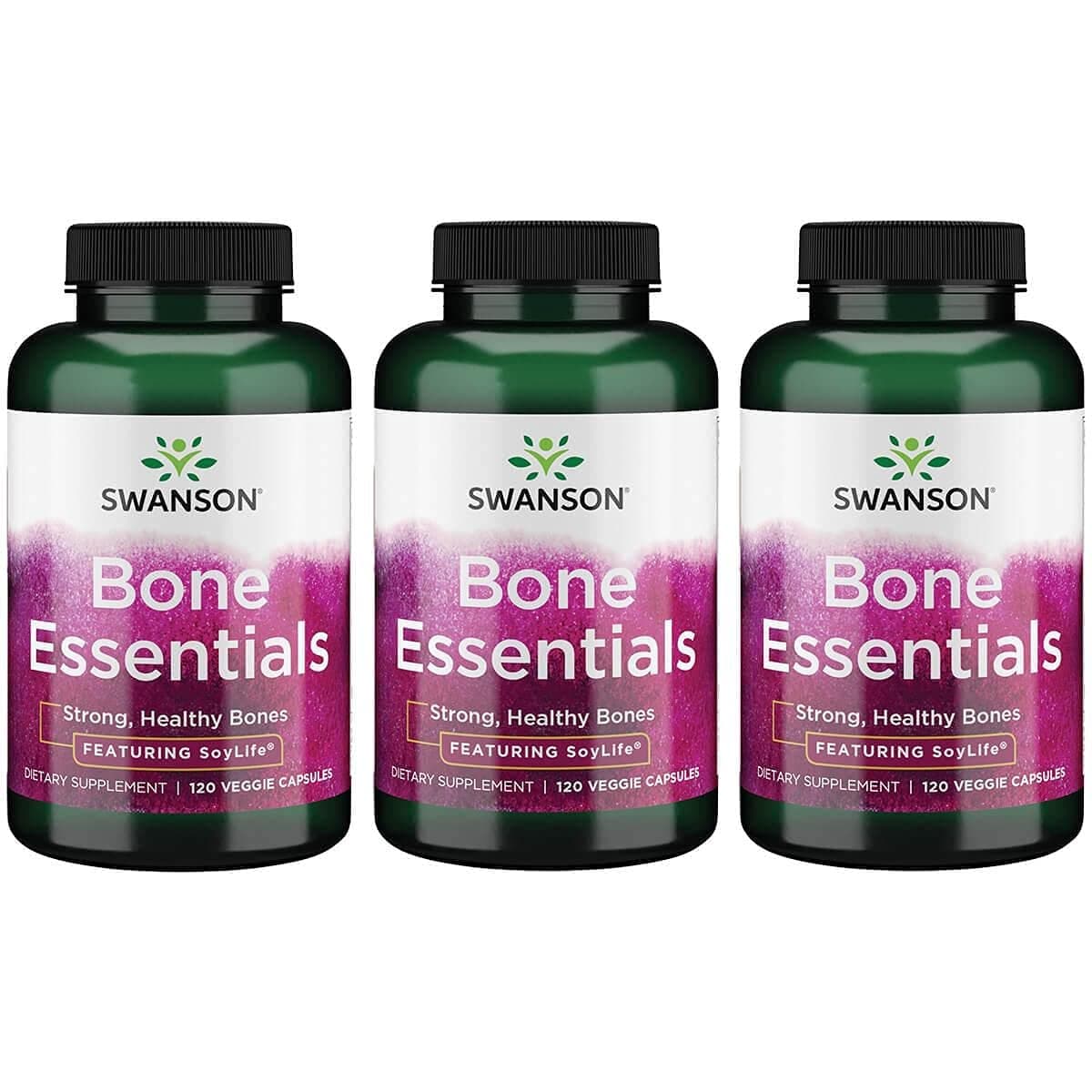 SwansonBone Essentials 120 Veg Capsules (3 Pack)
