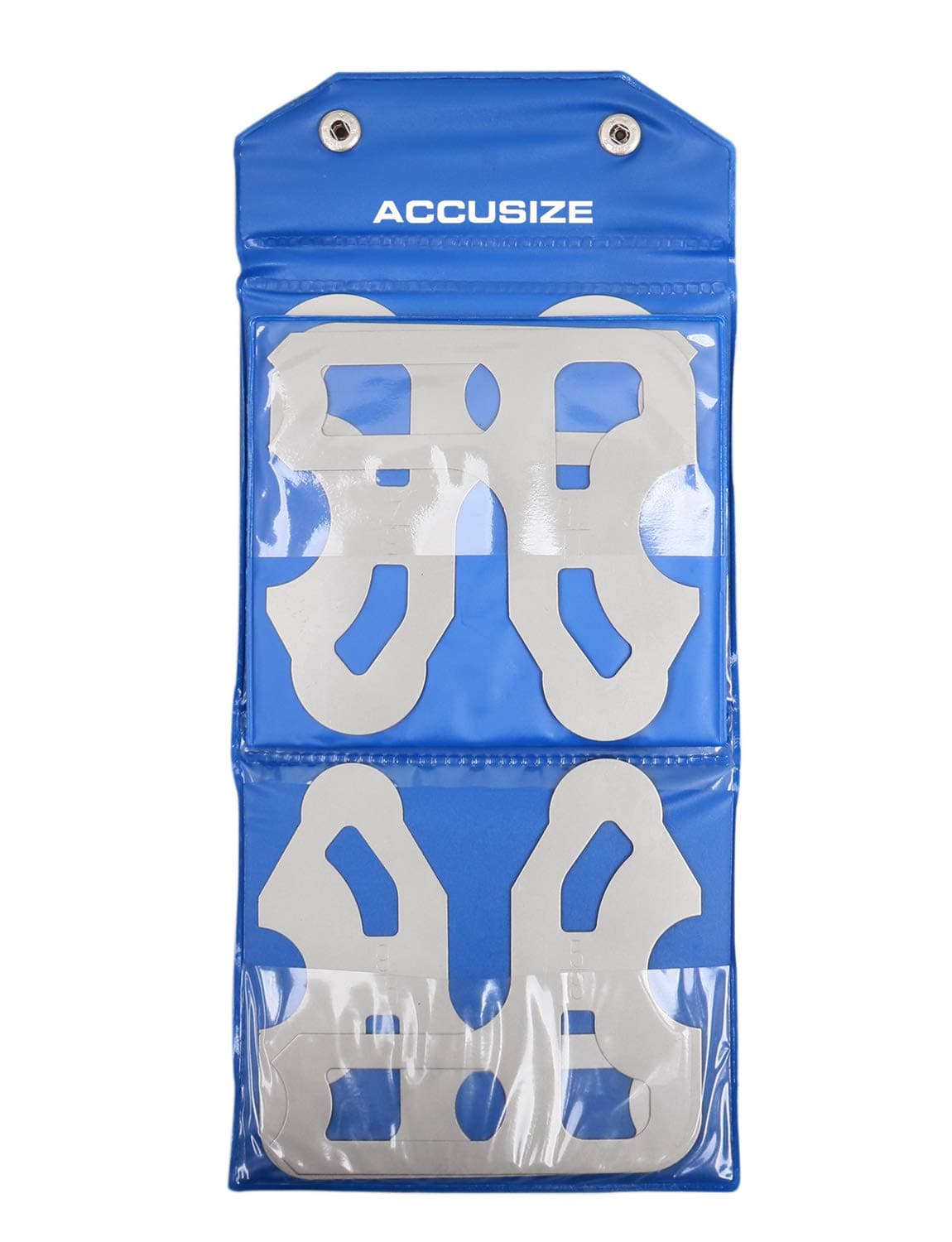 Accusize Industrial Tools 8 Pc Radius Gauge Set 9/16'' to 1'' Gauges, 3602-5022