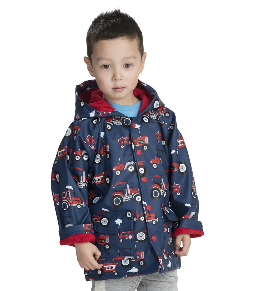 Boy's Printed Rain Jacket Raincoat