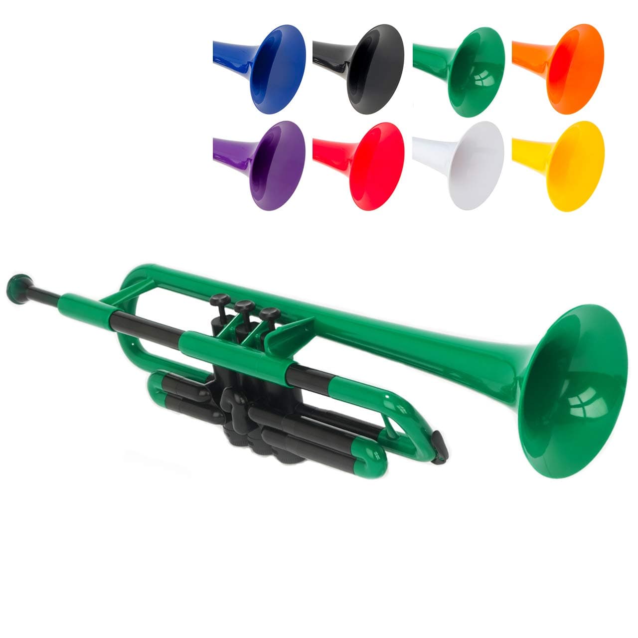 pTrumpet PTRUMPET1G Plastic Trumpet, Green
