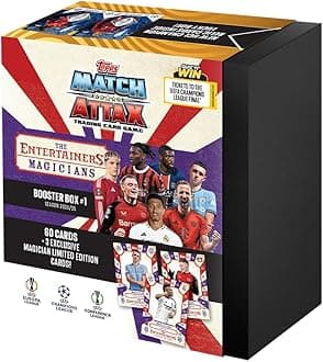Topps UEFA Champions League Match Attax 24/25 Trading and Collectible Card Game (The Entertainers Booster Box - Magicians)