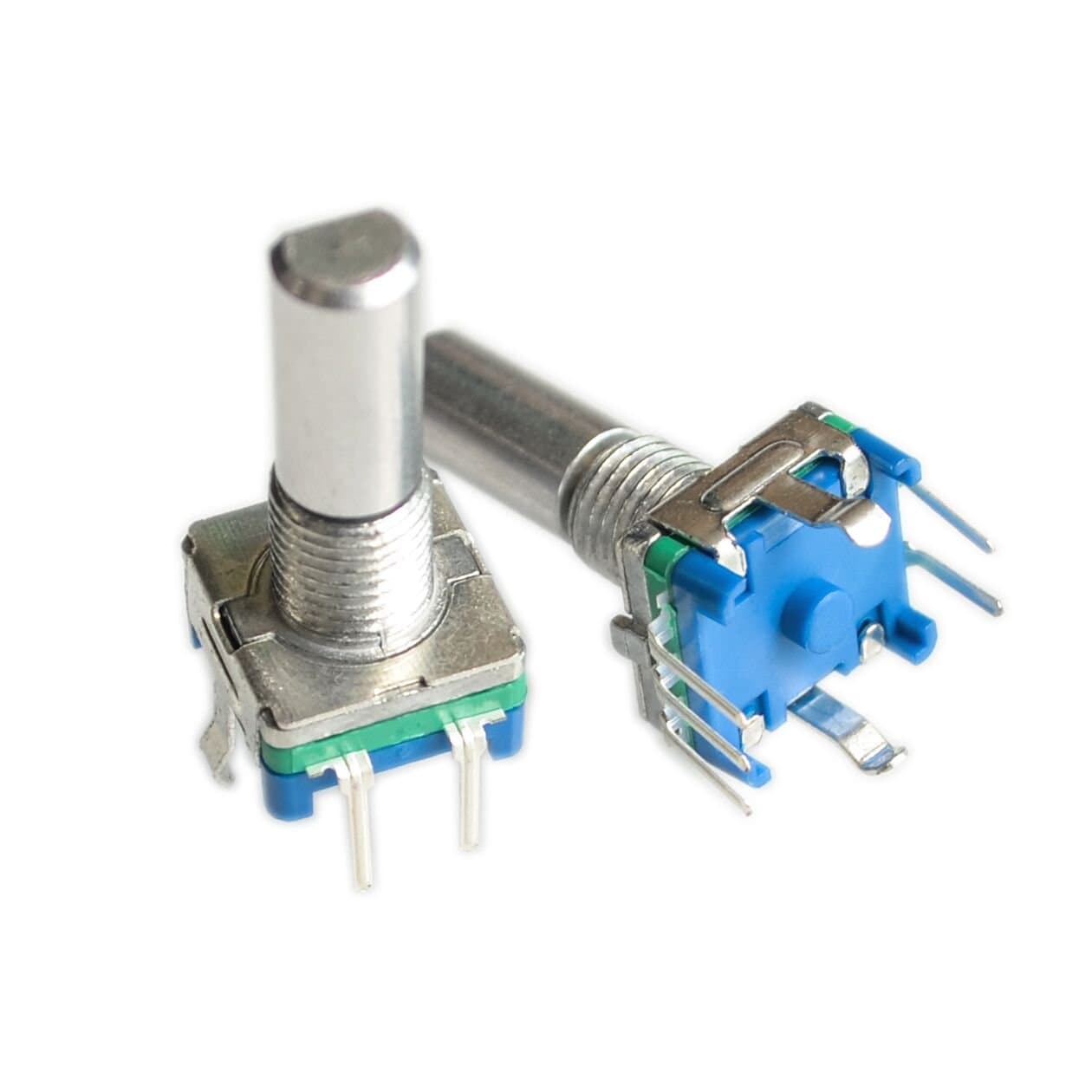 5pcs/lot Rotary Encoder,Code switch/EC11/ Audio Digital Potentiometer,with Switch,5Pin, Handle Length 20mm