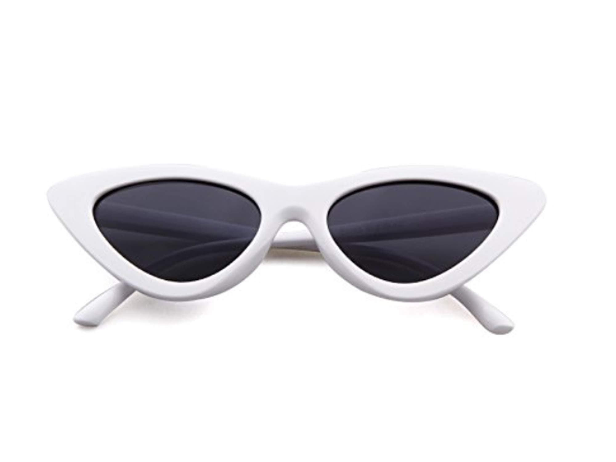 Retro Vintage Narrow Cat Eye Sunglasses for kids heart shaped sunglasses