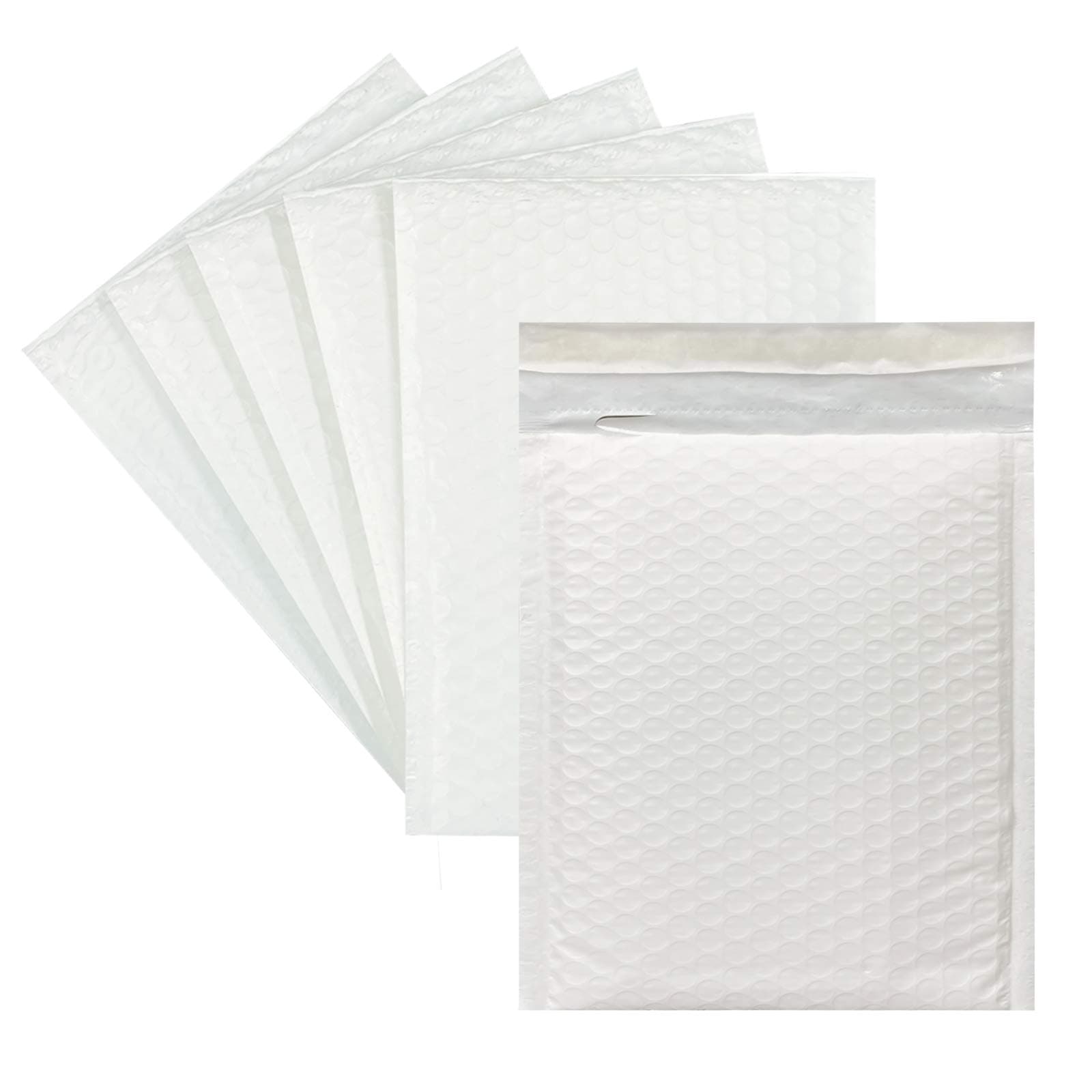 25pcs 10x13 Inch Poly Bubble Mailers Padded Envelopes Bubble Lined Poly Mailer Self SeaL Bubble Envelopes Bags（White）for Shipping, Mailing, Packing