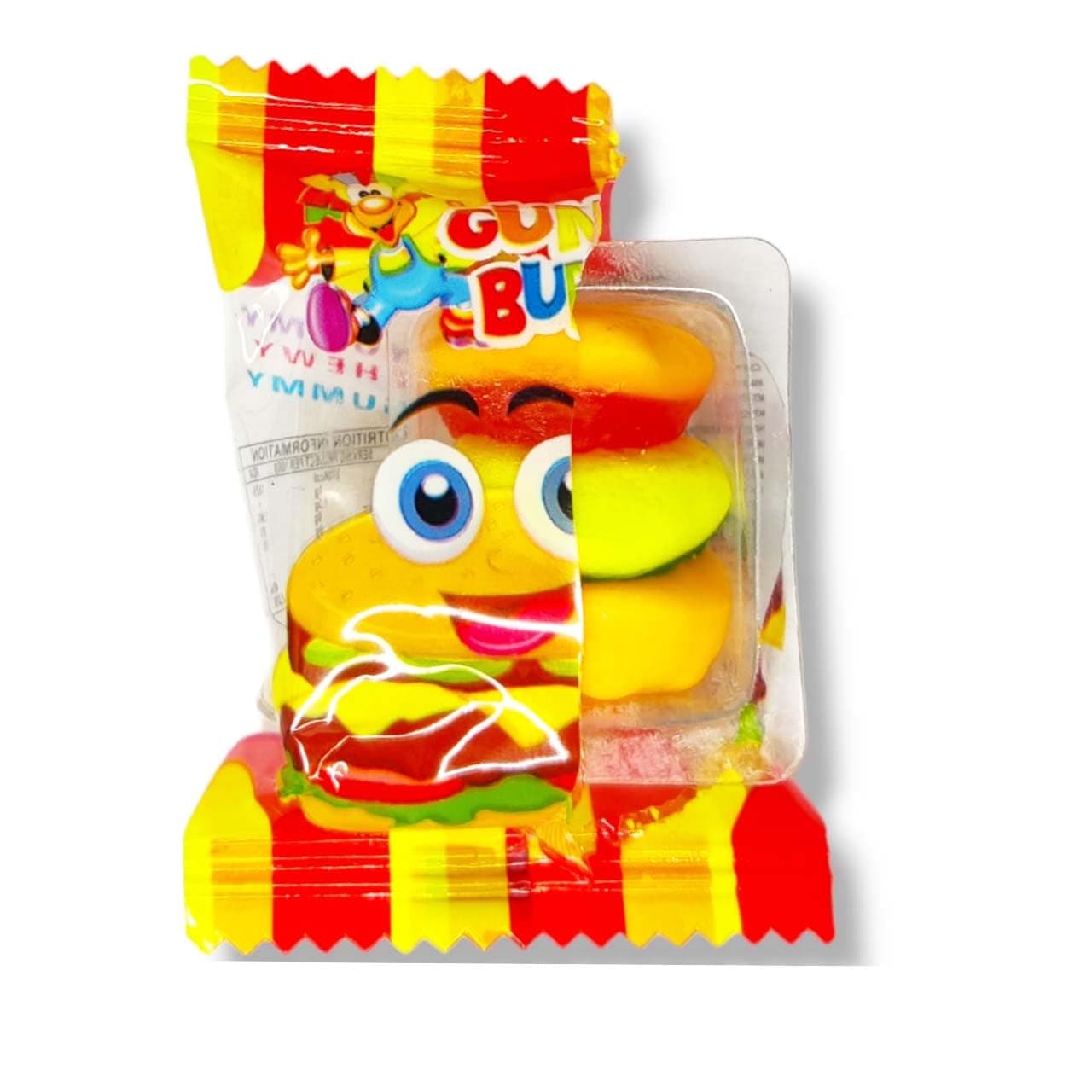 Gummy Burger Candy, 60 Pcs Packet, Fruit