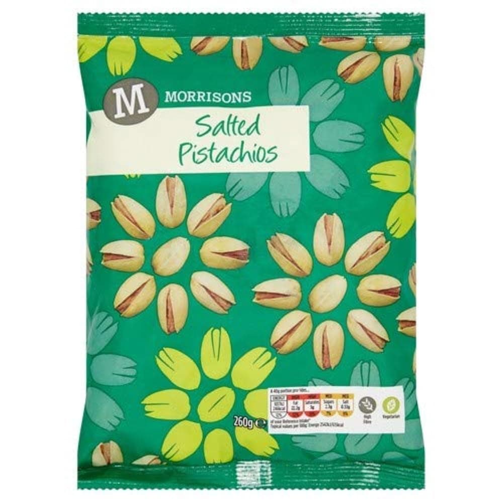 Morrisons Salted Pistachios, 260g