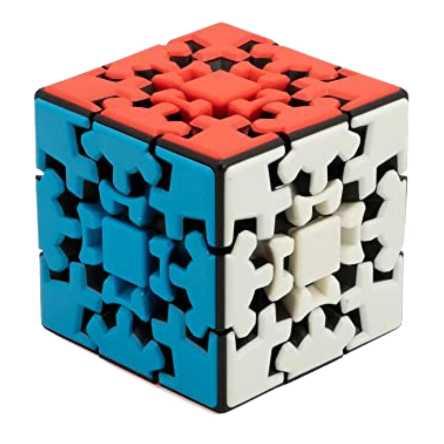 Cubelelo Drift Gear 3x3 Stickerless Cube Speed Cube | Toy for Kids & Adults | Magic Speedy Stress Buster Brainstorming Puzzle 3x3x3 (Multicolor)