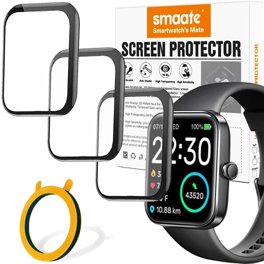 3D Screen Protector Compatible with SKG V7 and V7 PRO 1.7 inches Smartwatch
