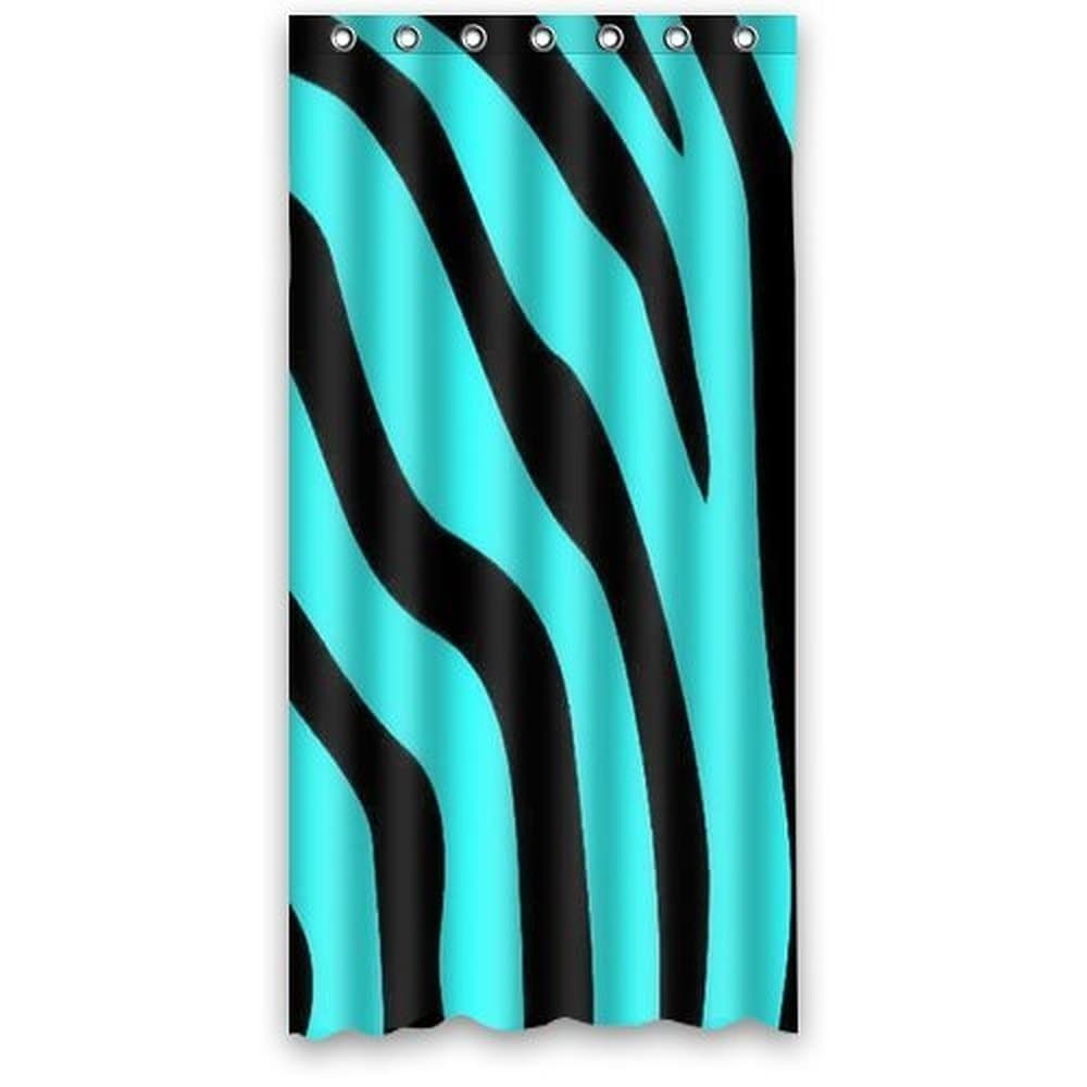 Custom Fashion Leopard Design Polyester Fabric Window Curtains Drape/Panels/Treatment 52 X 84 Inch (One Piece) for Living Room