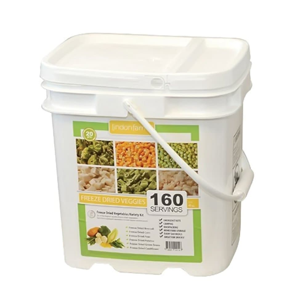 160 Servings Emergency Freeze Dried Vegetables