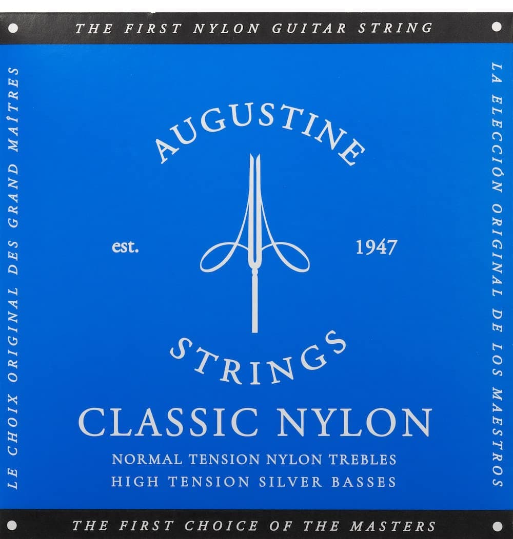Classic Blue Nylon Guitar Strings - High Tension - 1 Set