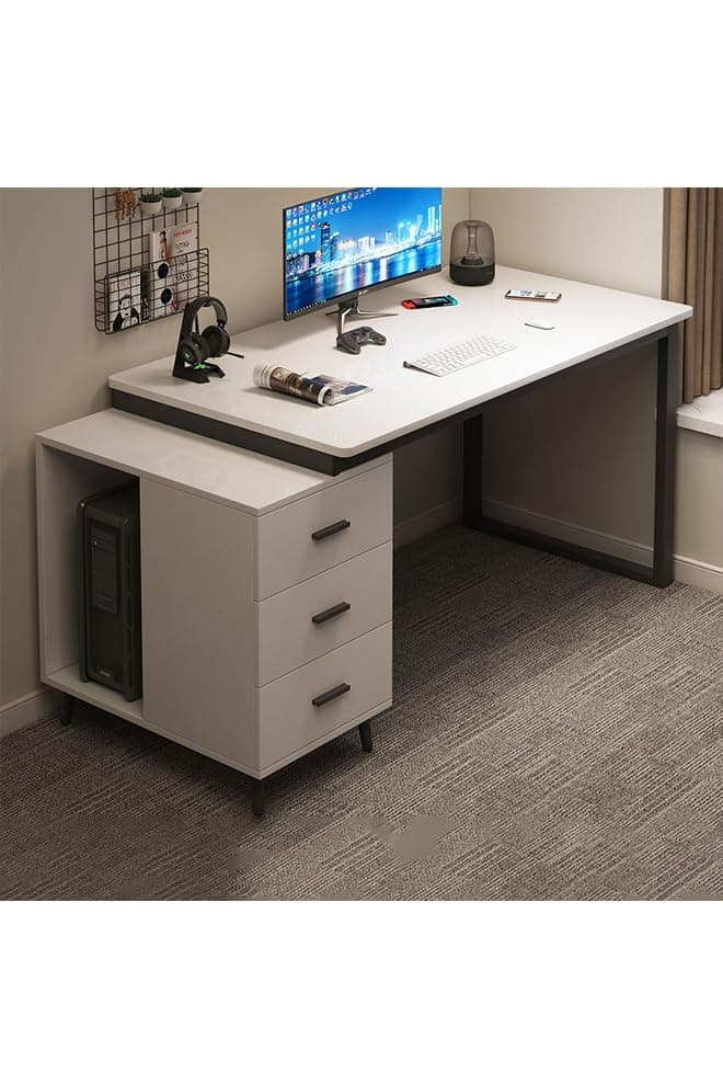 NKX Computer and Multifunction Table Home Office Workstation 120 CM with 3 Drawers