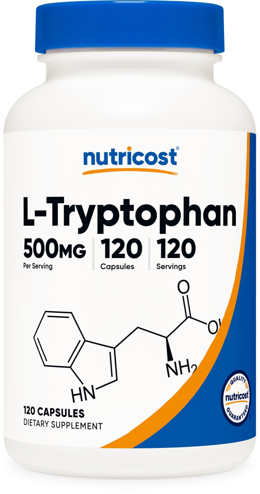 Nutricost L-Tryptophan 500Mg, 120 Capsules