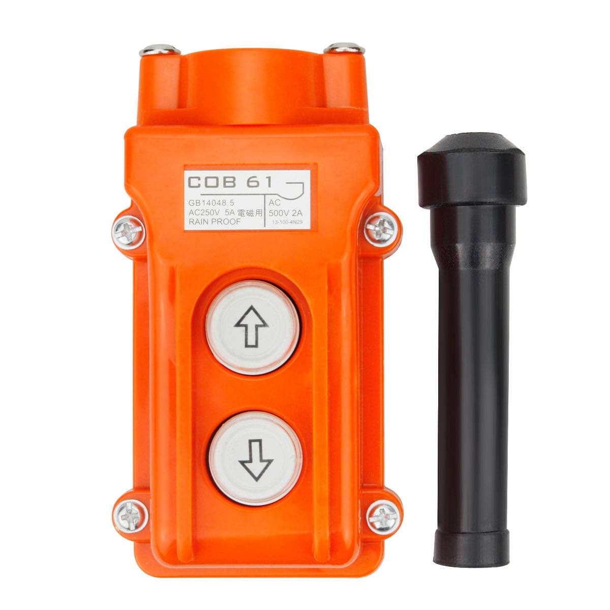 Rainproof Hoist Crane Push Button Switch COB-61 Crane Pendant Control Station UP Down Hoist Switch