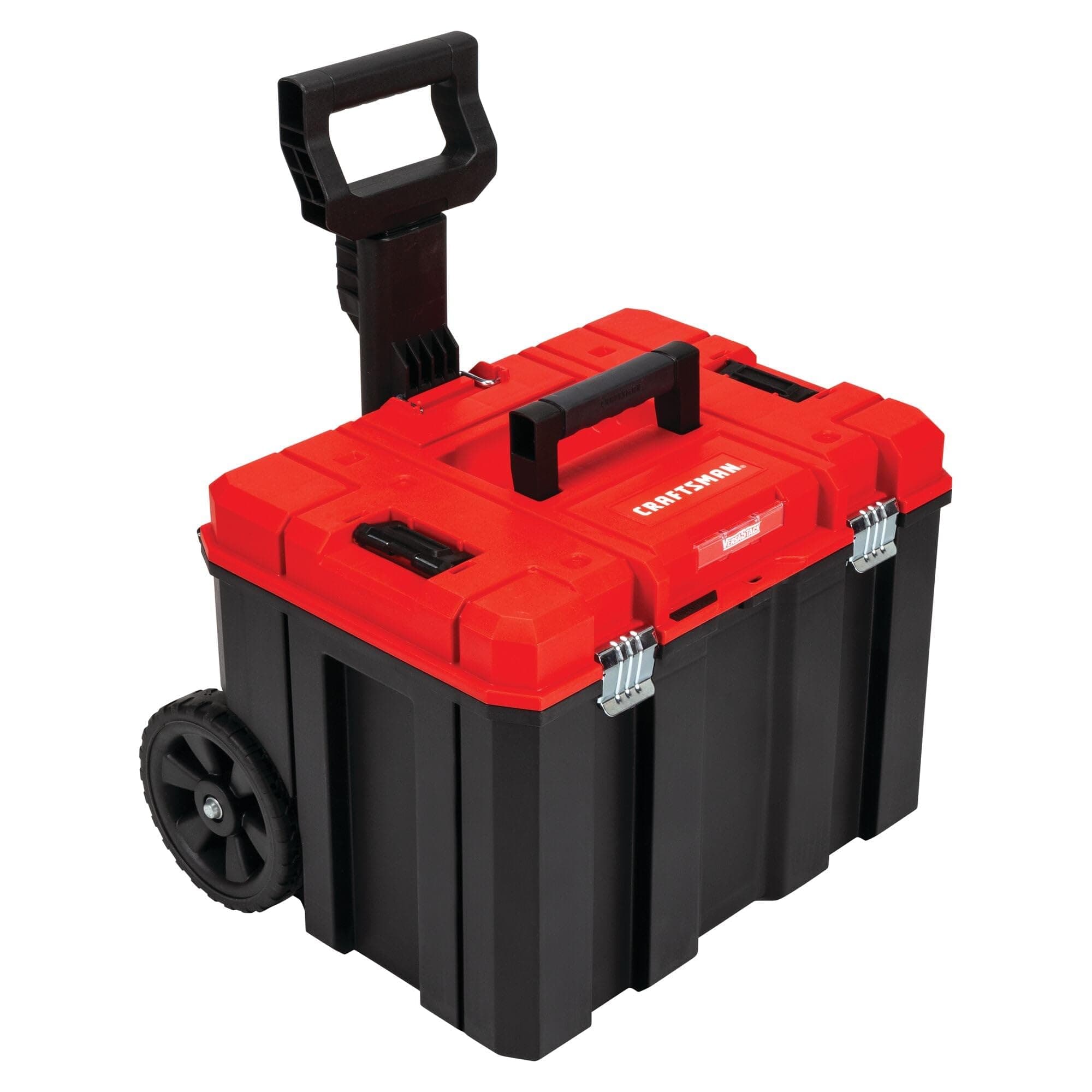 VERSASTACK Rolling Tool Box with Wheels, Lockable, Red, 20 Inch (CMST17835)
