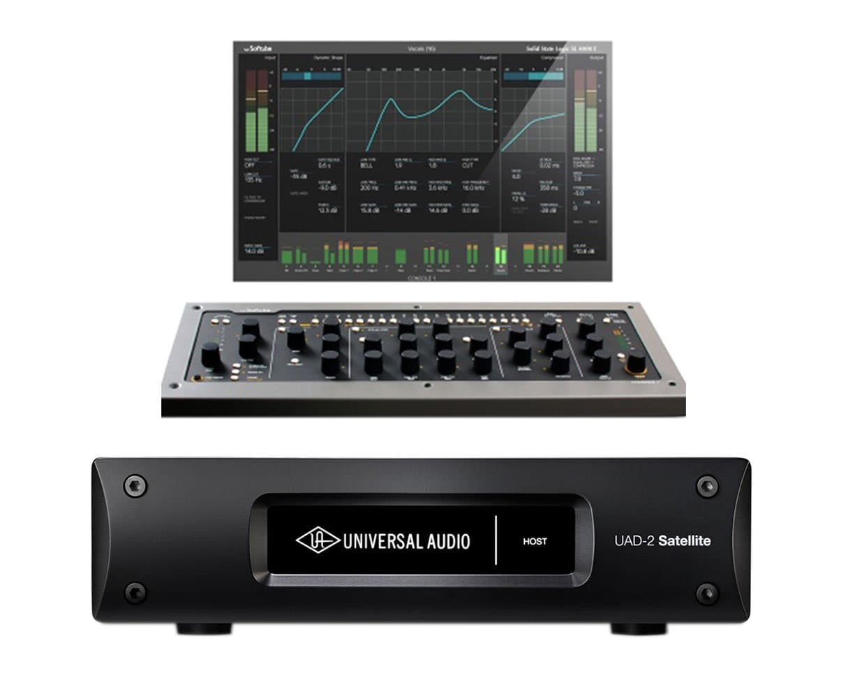 Softube Console1 MkII + Universal Audio UAD 2 Octo Satellite Thunderbolt