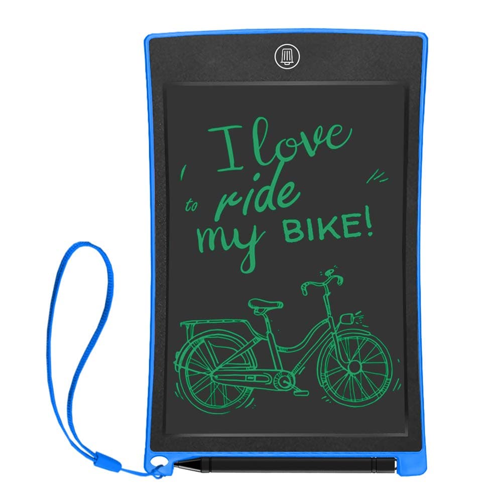 Ksera 8.5 Inch LCD Writing Tablet, Electronic Writing Drawing Doodle Board Tablet Digital Ewriter Pad Office Home School Handwriting Pad Memo Notebook, for Kids and Adults (Blue)