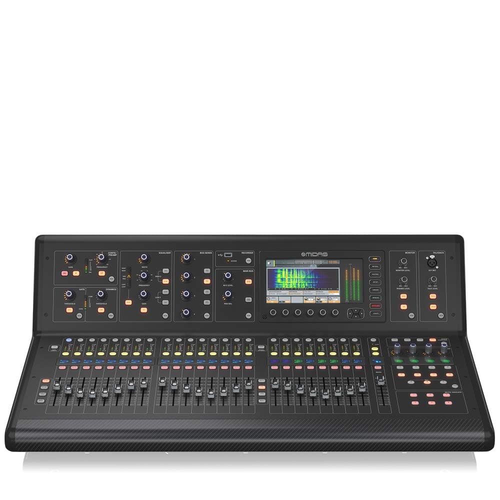 M32 LIVE Digital Console for Live and Studio with 40 Input Channels, 32 Midas PRO Microphone Preamplifiers and 25 Mix Buses and Live Multitrack Recording