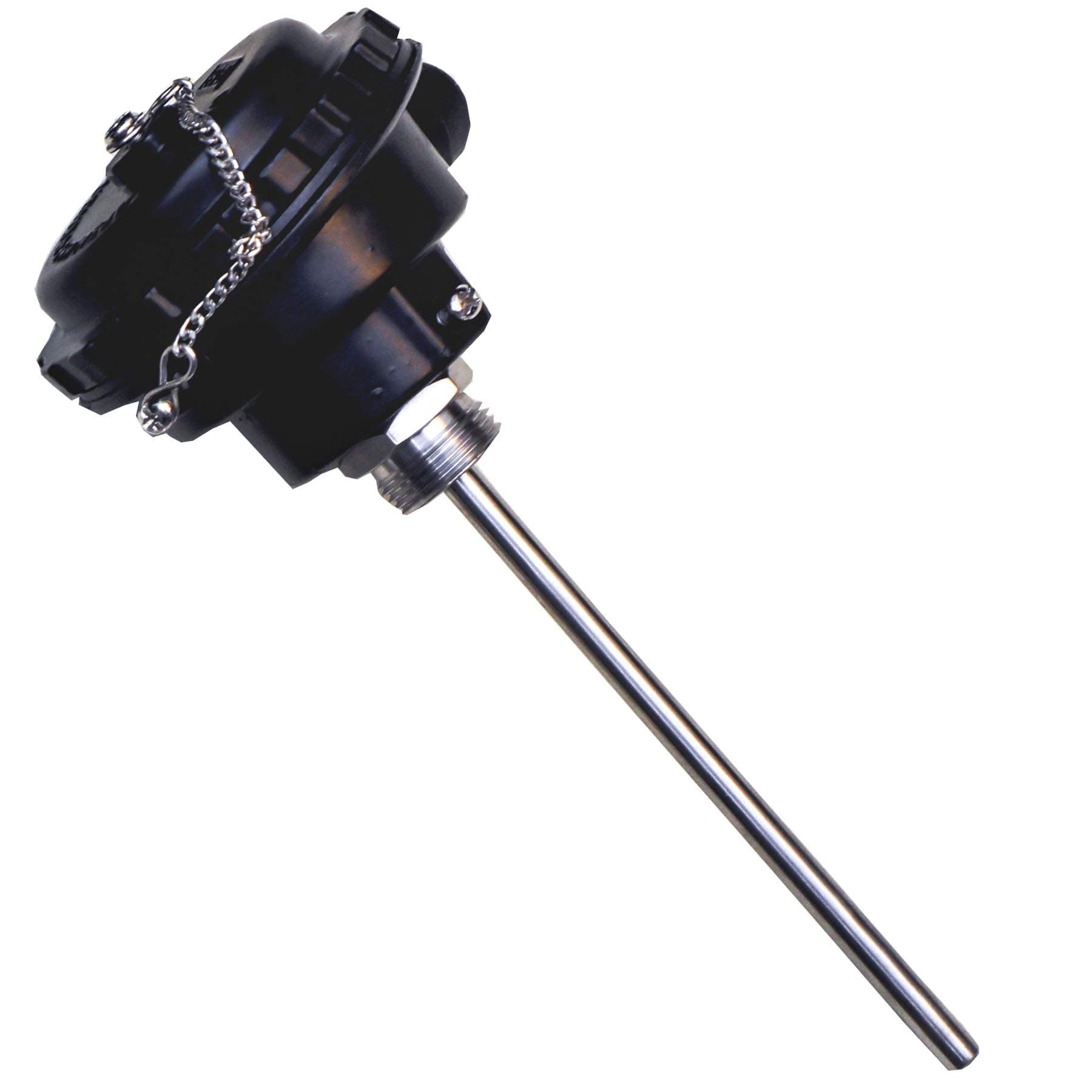 MASCOT RTD PT 100 Head Type Sensor along with Calibration Certificate 1/2 BSP NUT, 3 Wire (150x6 mm)