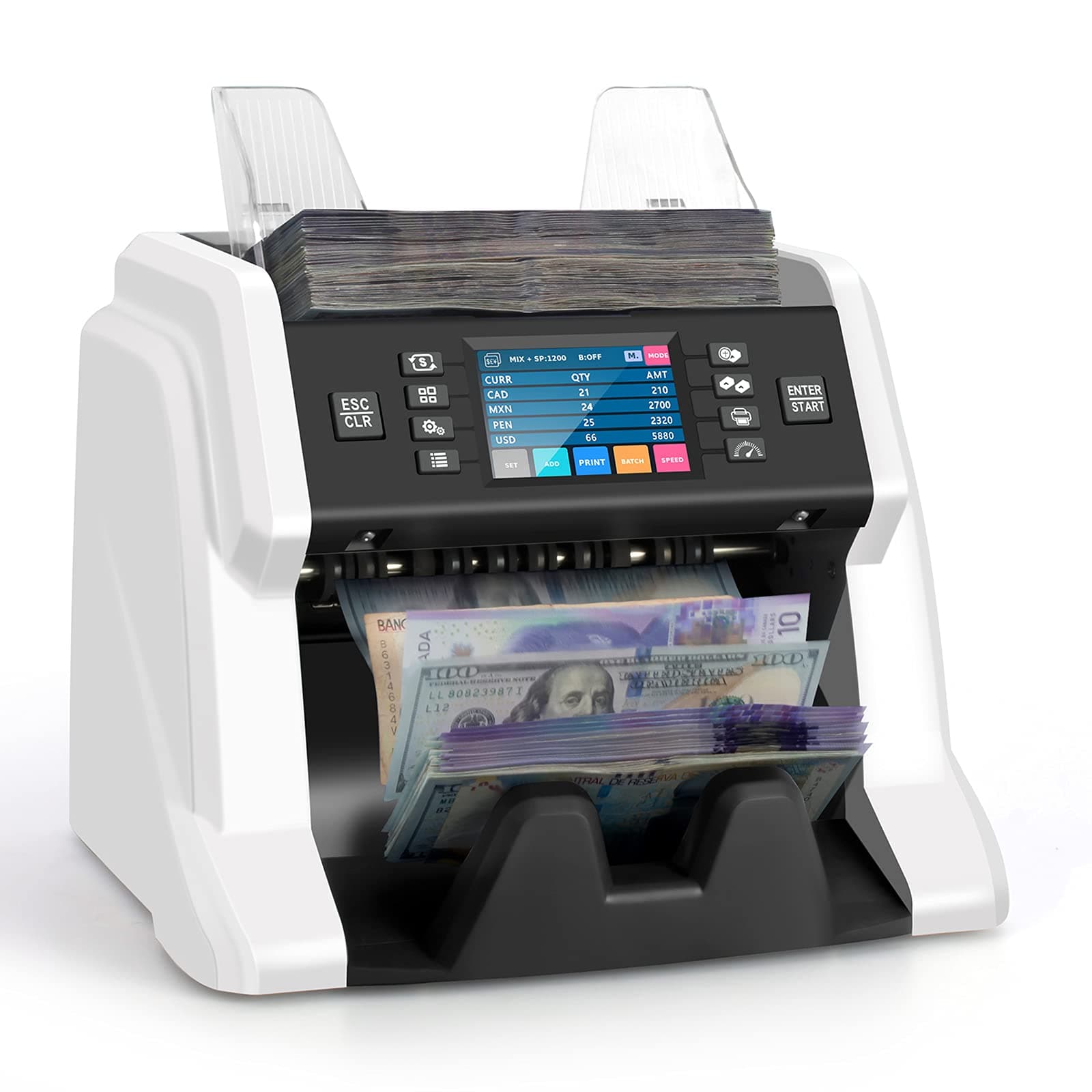 RIBAO TECHNOLOGY BC 40 MULTI CURRENCY COUNTING MACHINE – AED,USD,EURO & OMR