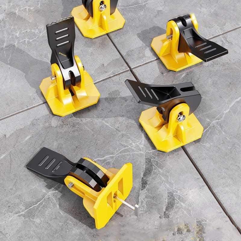 Tile Leveling System Kit 1/8 Tile Spacers Reusable 50pcs Leveler Tile Tools for Installation+50pcs Replaceable Spare Steel T-Pin Upgraded Adjustable Fit 8-12mm Tile Floor Leveling Compounds Set